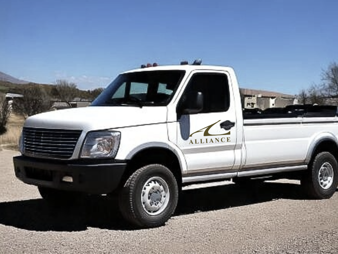 Alliance Leasing Pick Up truck